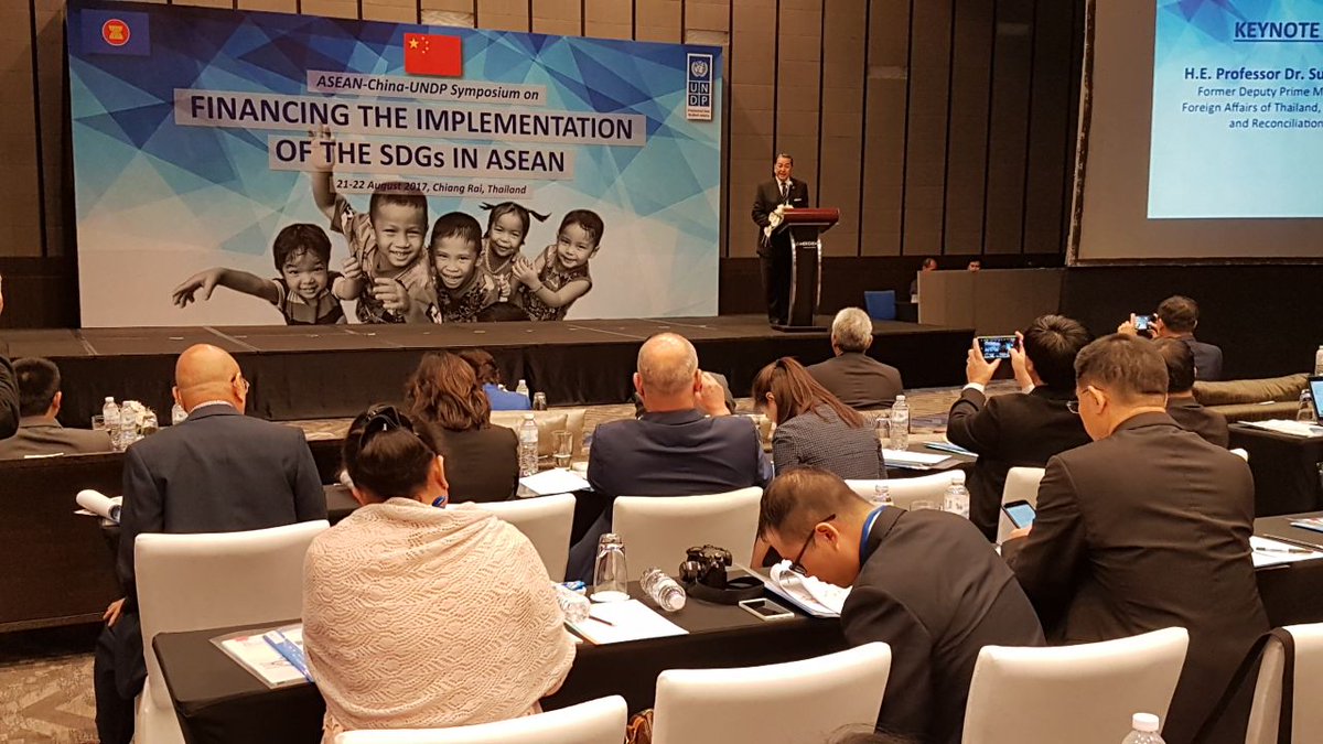 The ASEAN-China-UNDP Symposium on Financing the Implementation of SDGs in #ASEAN kicks off in Chiangrai: bit.ly/2x8b0RJ
