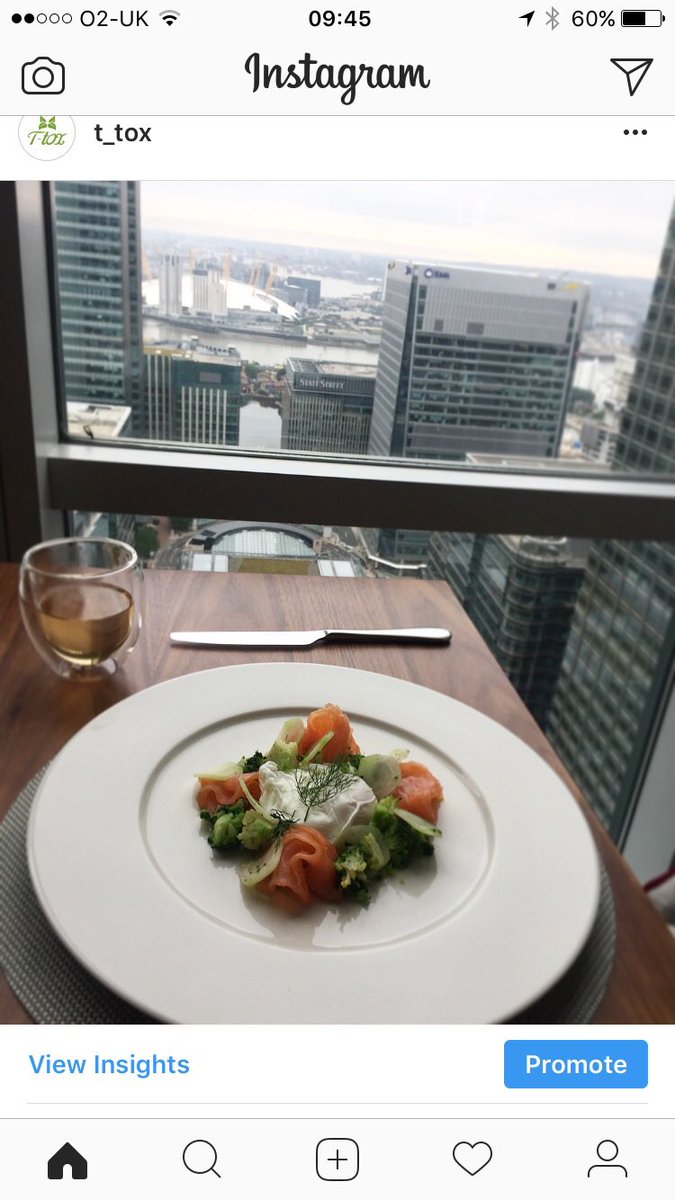 Breakfast with a view ... 31 floors up to be precise. #eatwell #greentea #breakfast #view #healthyfood #fitfam #healthylifestyle #wellness