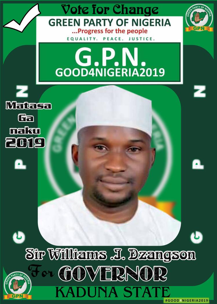 daisy_zack's tweet photo. Vote Sir Williams for Governor (G.P.N) GREEN PARTY OF NIGERIA https://t.co/6R4BERdAp2
