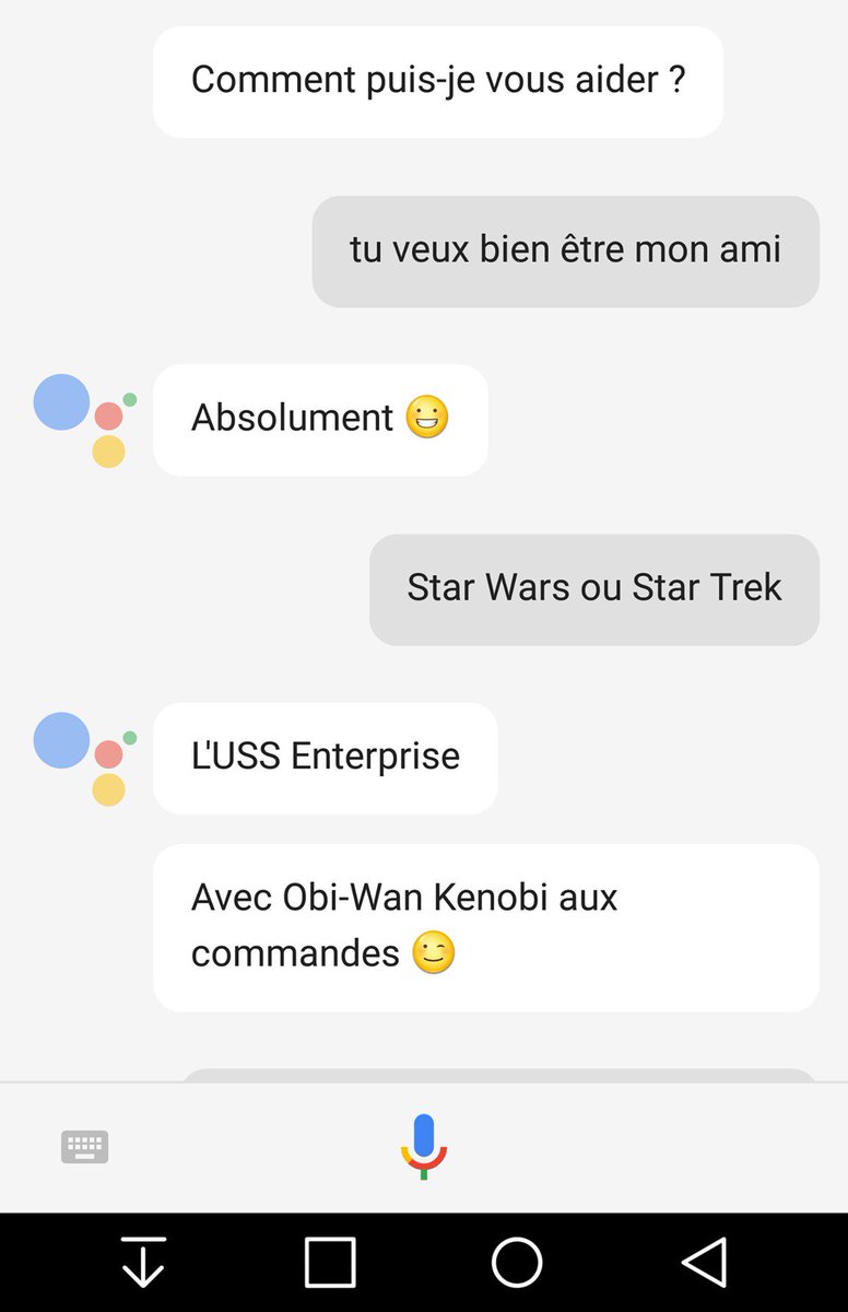 becquartcha's tweet image. J&apos;ai trouvé un nouvel ami, et il n&apos;est pas contrariant. #assistantgoogle