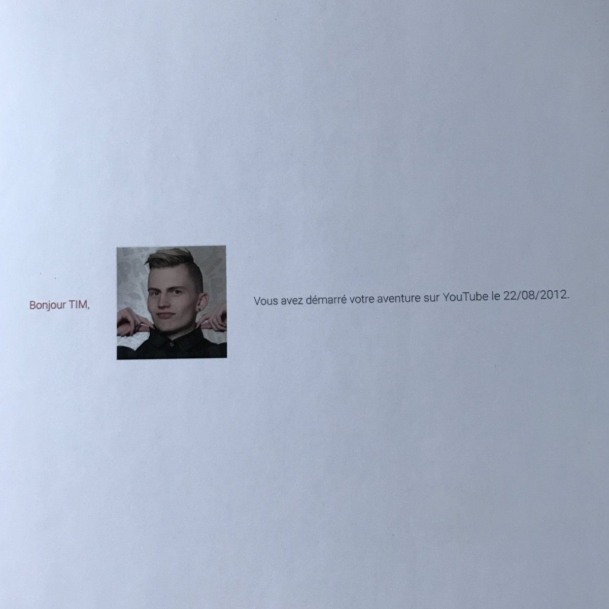 Tim_Videos's tweet photo. AUJOURD'HUI MA CHAÎNE YOUTUBE À 5 ANS, JOYEUX ANNIVERSAIRE🎉🎊 (ET MERCI À TOUS BORDEL❤️)
RT OBLIGATOIRE. https://t.co/klbhshPgTM