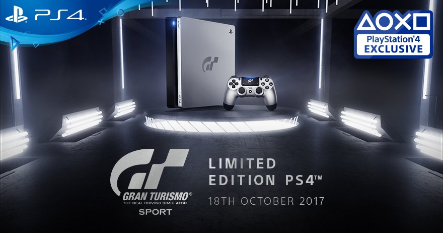 #GranTurismoSport PS4 Limited Edition in arrivo il 18 ottobre,  tutte le versioni disponibili sul blog PlayStation: bit.ly/2x8omxh