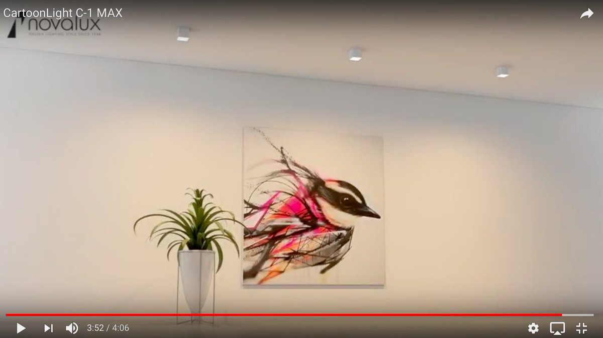 Video instalación C1 Cartoon Light de Novalux youtu.be/gBNvIAvU2Fg