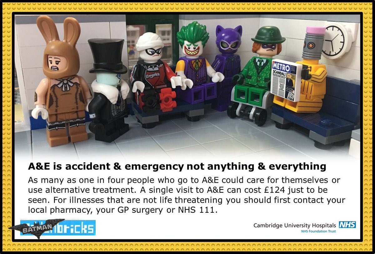 CUH_NHS's tweet photo. Just like facts, there are alternatives to A&E.... https://t.co/wqi8L3kE57 https://t.co/NzTRDfZI5L