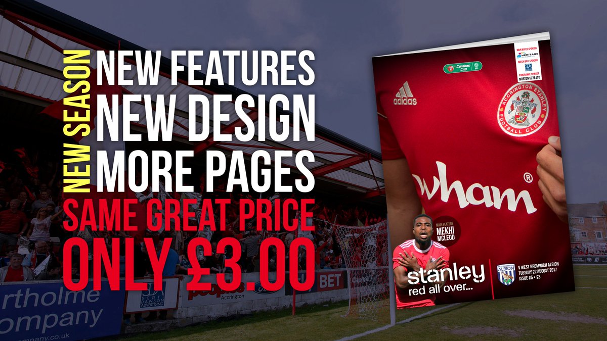 ASFCofficial's tweet photo. 📖 | @MekhiMcleod is on the front of tonight's programme cover.
Don't forget to pick up your copy for just £3!
#ASFC https://t.co/ValnxBYcys
