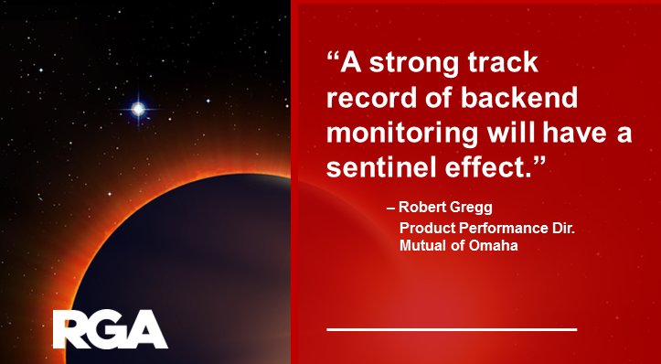 RGA_RE's tweet image. Will you be selected against without strong backend monitoring in #simplifiedissue? Yes, says Gregg @mutualofomaha