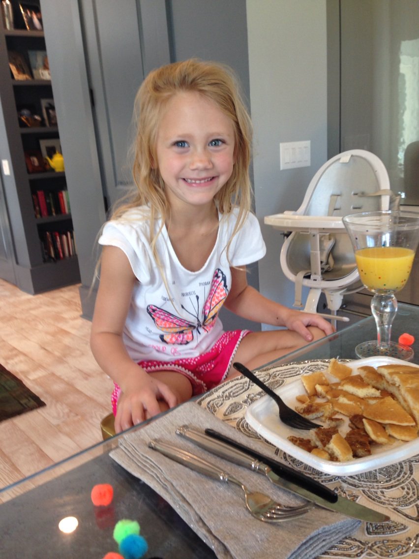 PhilSavage's tweet photo. The most precious gift a father could ever receive! Happy 6th birthday #HonorBlue! #BedheadBirthdayBreakfast https://t.co/D8shMXxL7q
