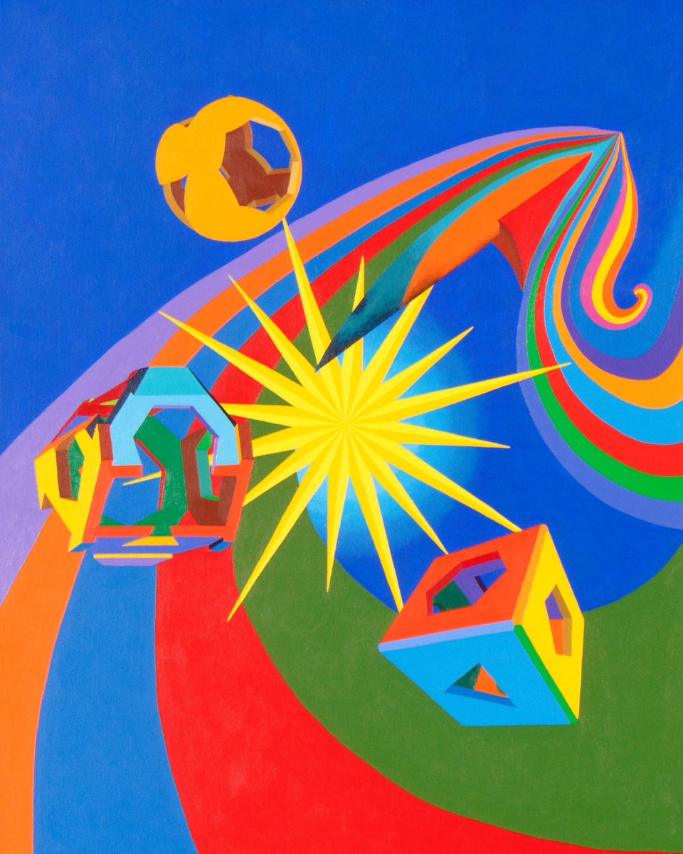 Untitled, Painting Number 192. Acrylic on stretched canvas (24x30x5/8)inches, (600x760x20)mm