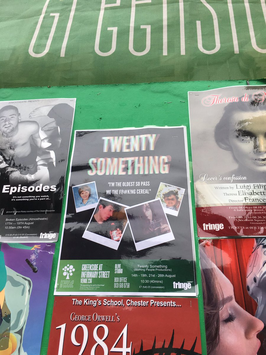 Hard to believe that we only have four shows left to perform at #EdinburghFringe.  It's been an incredible two weeks! #EdFringe