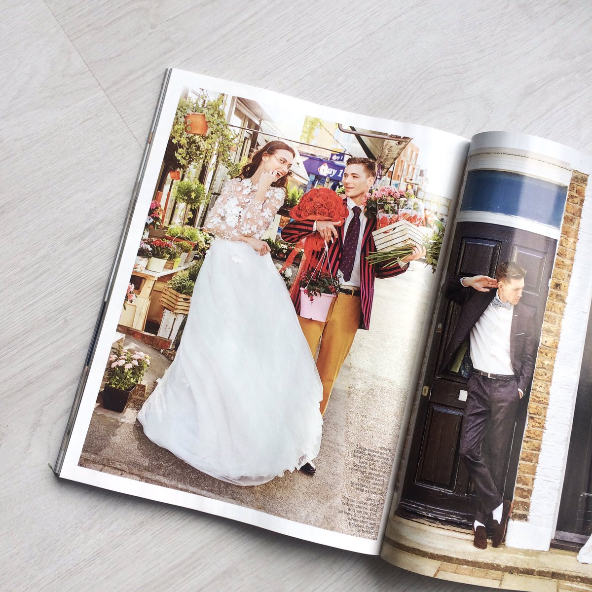 Our very popular 'Olivia' gown featured in the Sept/Oct issue of <a href="/youyourwedding/">You & Your Wedding</a>! #bride #engaged #wedding  #youandyourwedding #ukbride