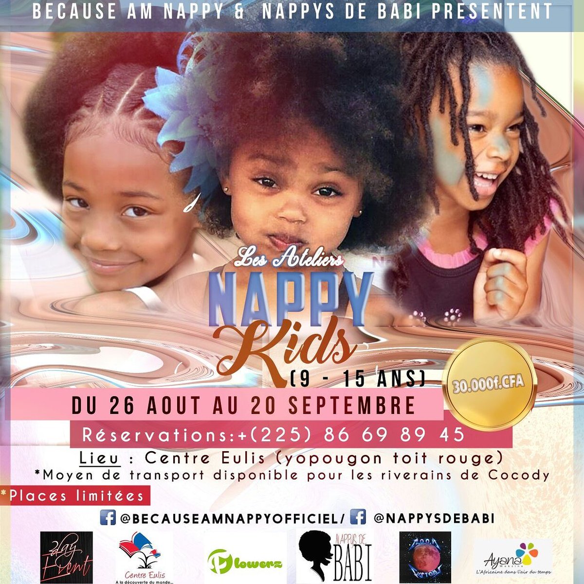 NappysDeBabi's tweet photo. Le saviez-vous ? Le ticket de 30 000f est valable pour les 8 #AteliersNappyKids
https://t.co/wRd3r0dXe5 https://t.co/1xbyJlRKb6