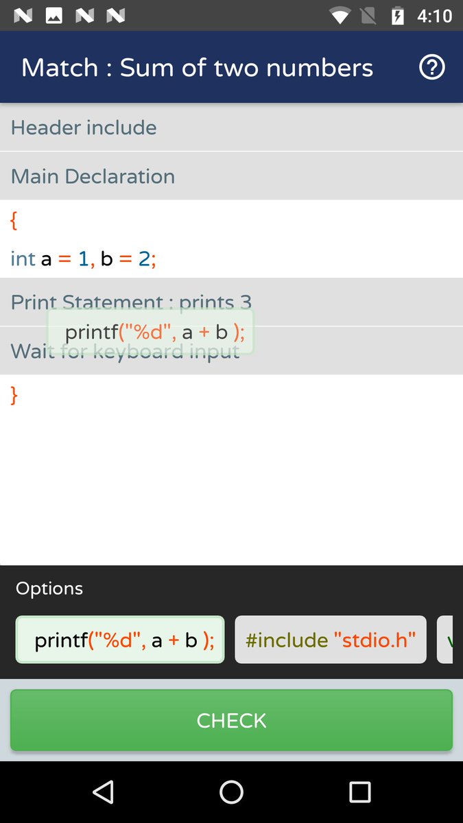 Programmercreek's tweet image. Completed new UI - Match mode.. Figured out the hard way users were unable to proceed for huge programs.. 
#Code 
#learntocode #Programming