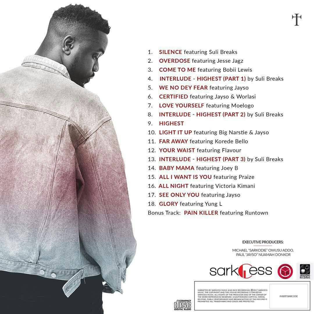 Silvasco_'s tweet photo. Indisputable fact @SarkNativesGH @Sark_Daily
#TheHighestAlbum is the 1st @sarkodie album without @mugeezxmugeez @iamobrafour @EFYA_Nokturnal https://t.co/ibVB6NxzwN