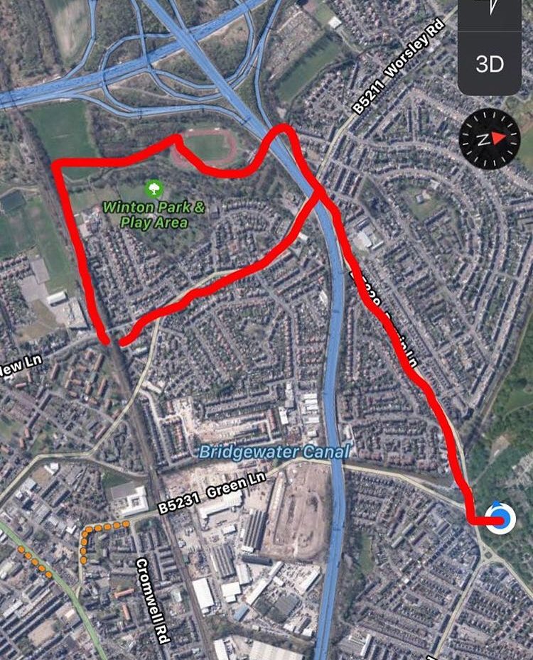 Equilibrium_NCS's tweet photo. As a part of our fundraising we will be doing a sponsored walk in fancy dress along the shown route on Tuesday 29th August!  #sponsor @NCS https://t.co/KAeVAP3wlr