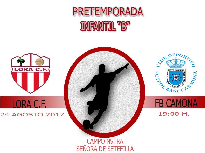 La #Pretemporada de la <a href="/CanteraLoraCF/">Cantera Lora C.F.</a> continúa!! Jueves 24 19h #InfantilB vs @fbcarmona Los de Curro Guerra debutan!! Suerte!! #VamosLora