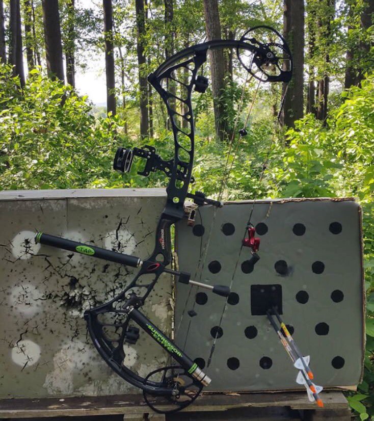 How would your bow target hold up to this level of abuse? Get a BLOB & get shooting! #blobtargets #titaniumarcheryproducts #bowseason2017