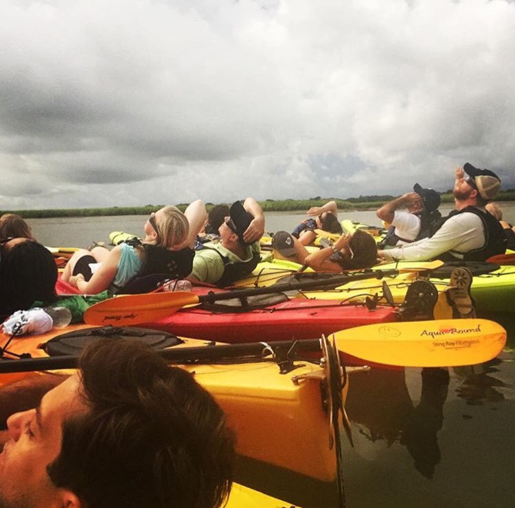 CoastalEx's tweet photo. In the end, the human reaction was the most fascinating. Amazing. #eclipse @postandcourier #chseclipse #citizenscience https://t.co/1ZFmtby5rw