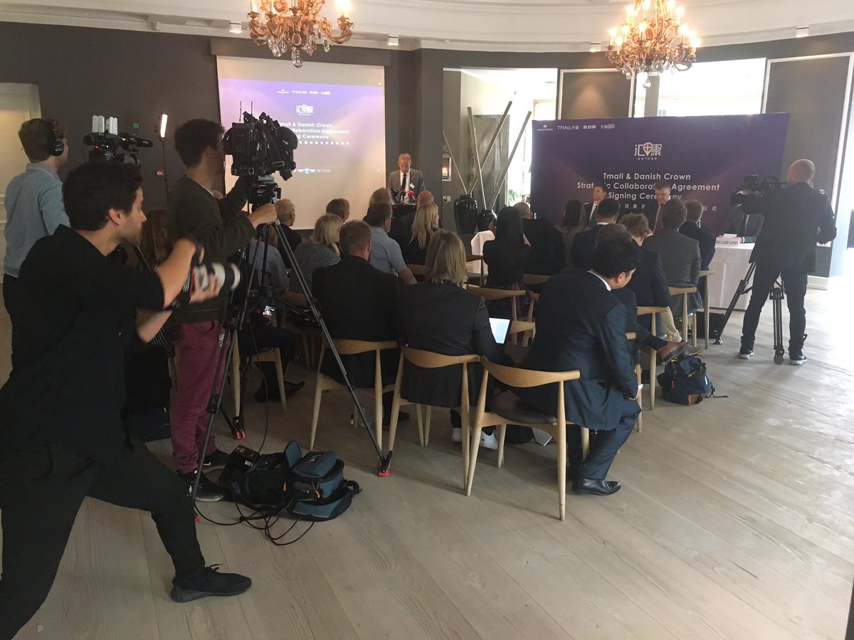 🇩🇰 fødevarer har et fantastisk ry i Kina - vi går online med vores produkter på det kinesiske marked #dkbiz #dkfood bit.ly/2xoawWW