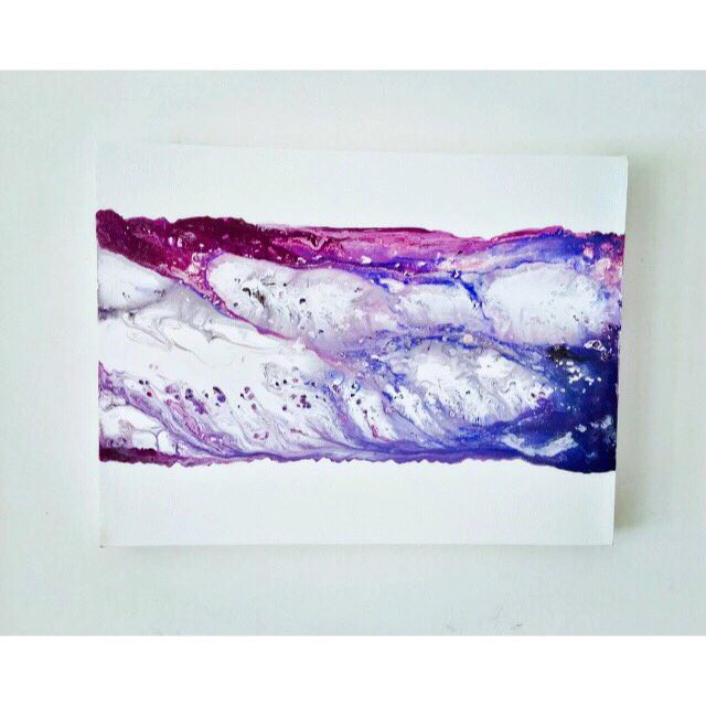 First minimal piece of a 2 Part commission 40cm x 30cm acrylic on canvas. #wip #minimalart