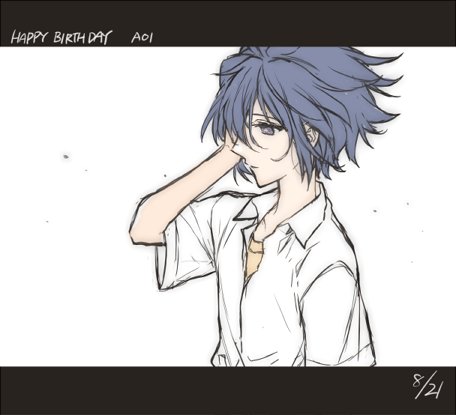 【レムレスブルー】1日遅くなっちゃったけどアオイ誕生日おめでとうっ!!😂 