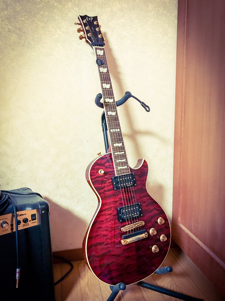 MasakiMurashita's tweet photo. Didn't get to see the eclipse, but I got to play my @ESPGuitarsUSA Eclipse instead! \m/ #espguitars https://t.co/GgIwFLqSDS