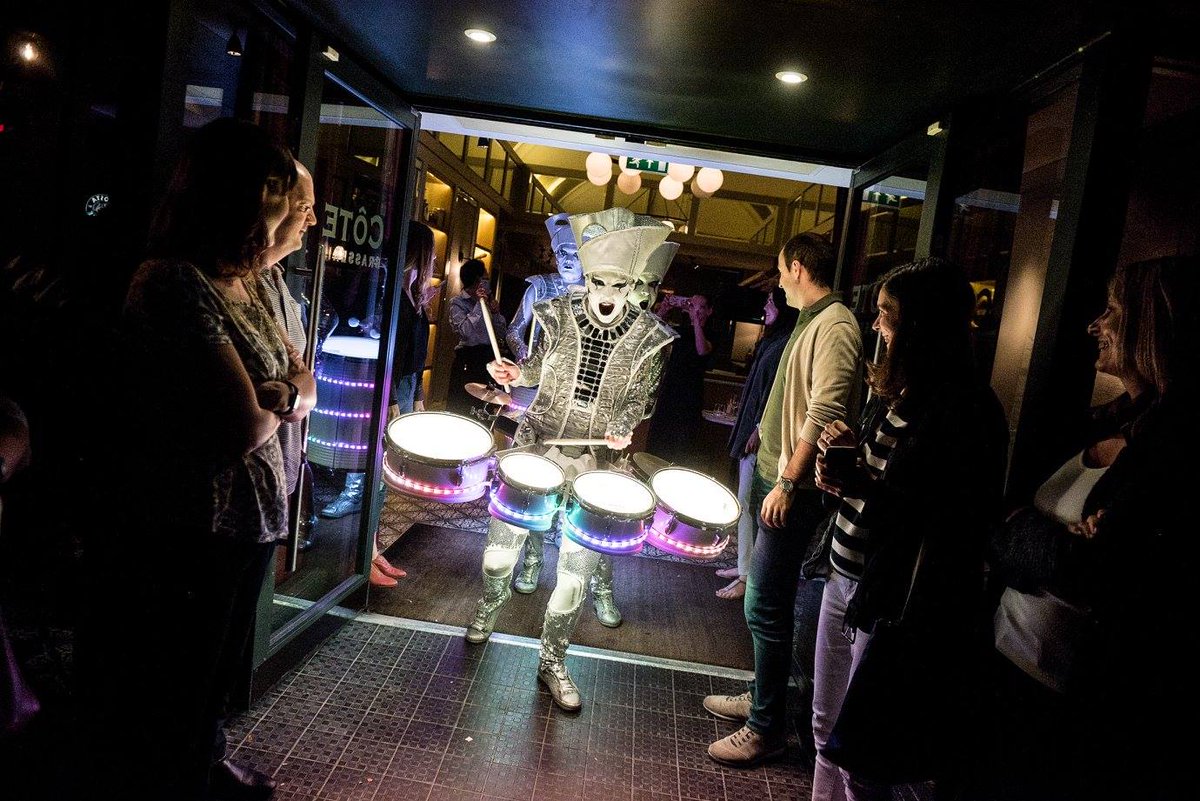 wbmusic's tweet photo. Looking for a way to move your guests from one event space to another?
#LEDdrummers #corporateevents #LEDentertainment #SavannahPhotographic https://t.co/abMydntktN