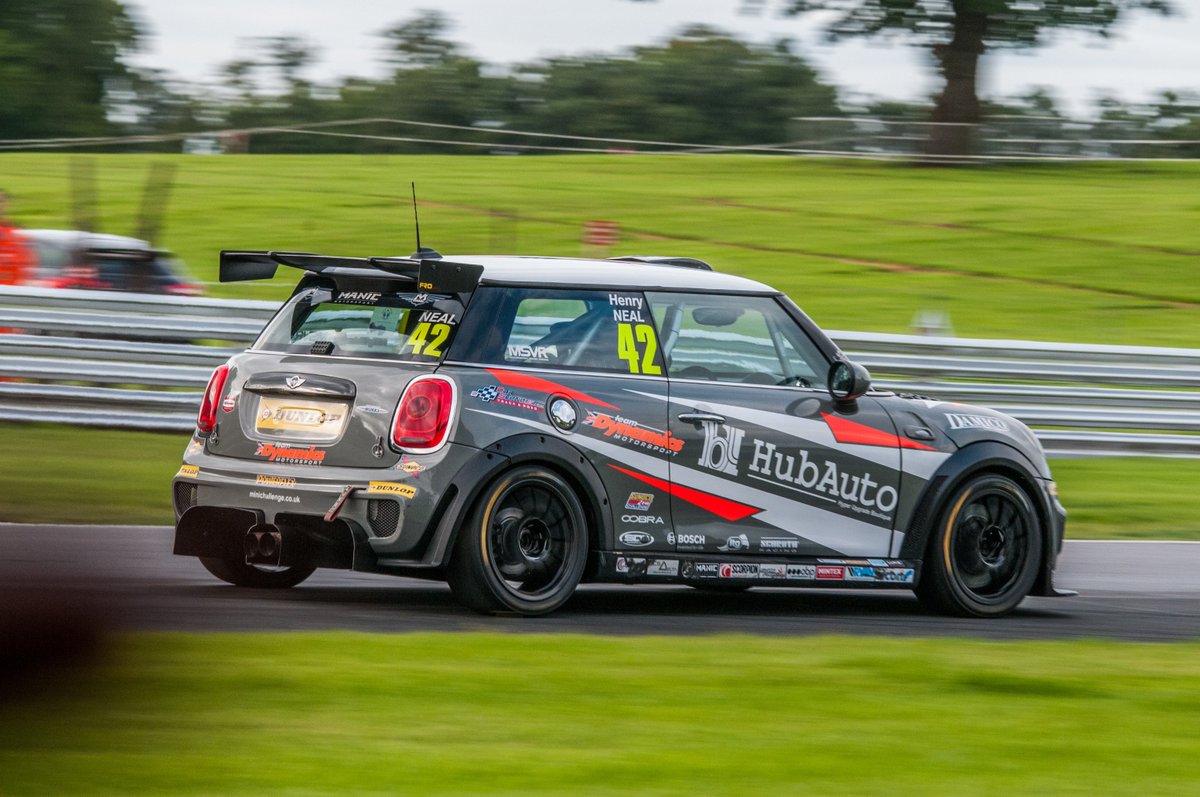 TeamDynamics's tweet photo. Head over to https://t.co/fPevuohUB3 to read the weekend review of @willneal5 &amp; @healnenry in the @MINIChallengeUK at @Oulton_Park! https://t.co/cEwEdN2WIk