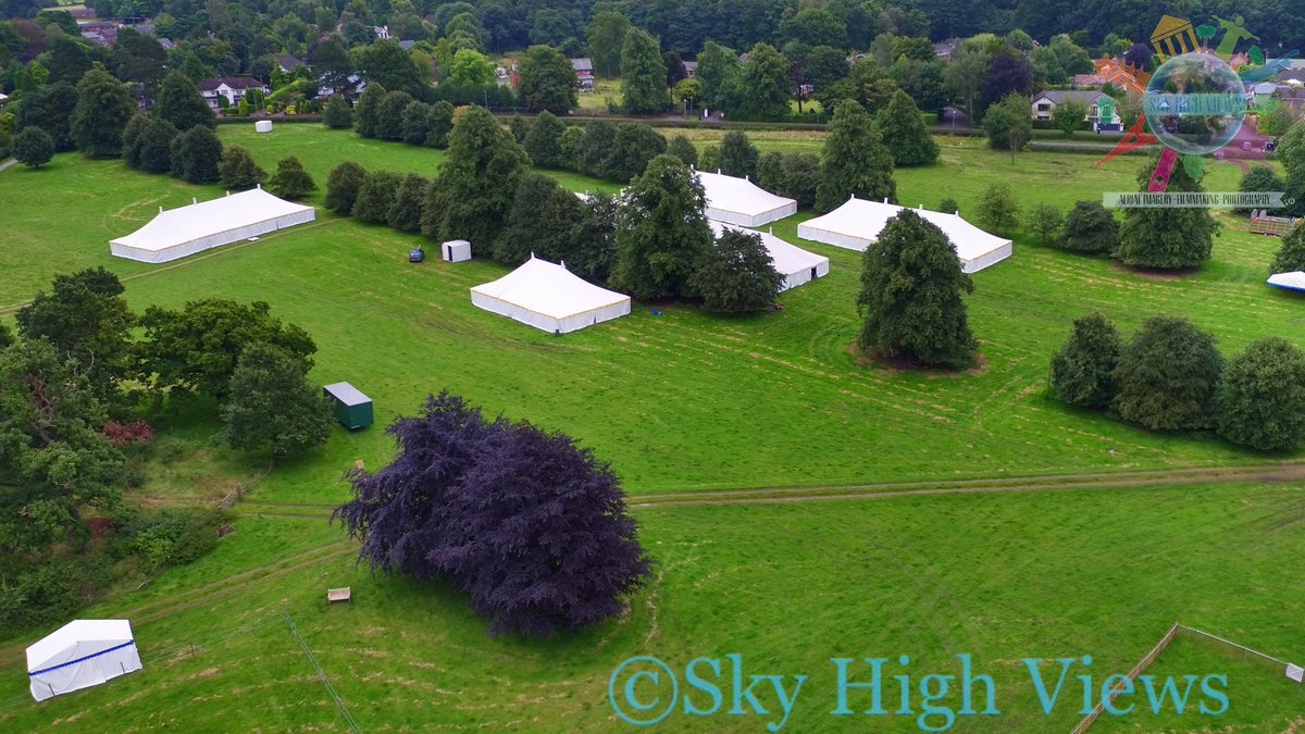 Start of day 4. Some shots of the main ring and a nice shot of the boathouse.
Images by @skyhighviewsUK #skyhighviews #poyntonshow2017