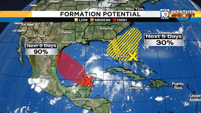 Here is the newest update from the NHC on the areas we are watching in the tropics. https://t.co/MFTjzraIFc