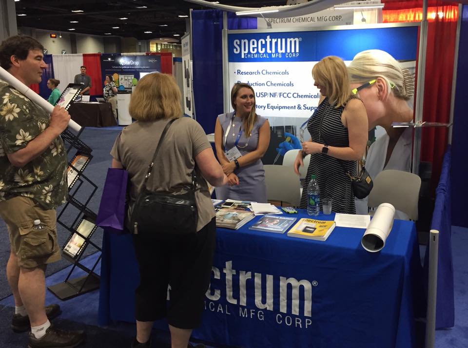 SpecChem's tweet photo. Having a great time at #ACSDC! Stop by our booth #1632 and learn about our new products! #SpectrumChemical https://t.co/HuJwXW9NGv