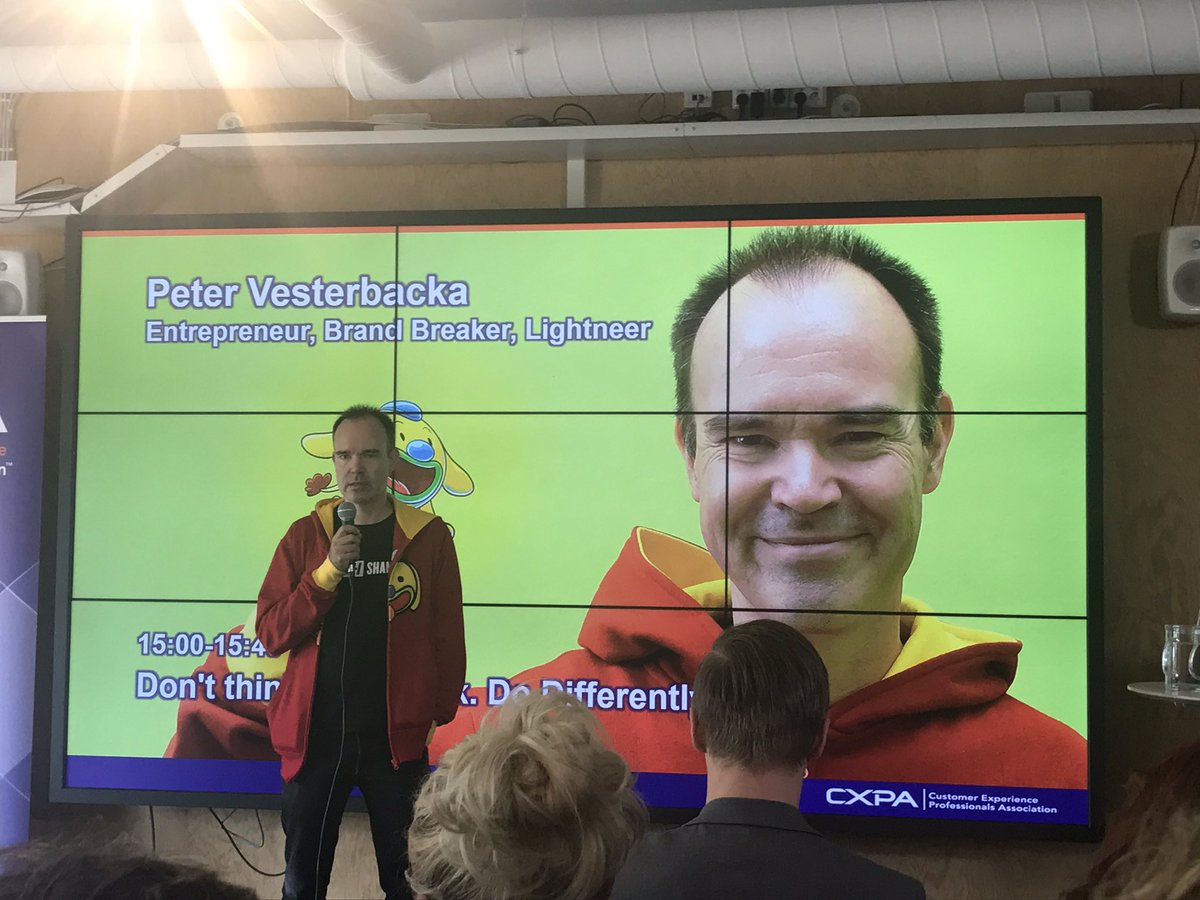 Ei ajattelua vaan tekemistä, uudella tavalla, yhteistyössä, oikealla asenteella. Inspiroivaa <a href="/pvesterbacka/">Peter Vesterbacka</a> #cxpafinland