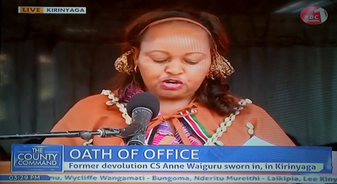 KBCChannel1's tweet photo. Waigiru: We will make sure to work hand in hand with the government #CountyTransition https://t.co/7mfYZSyDEC