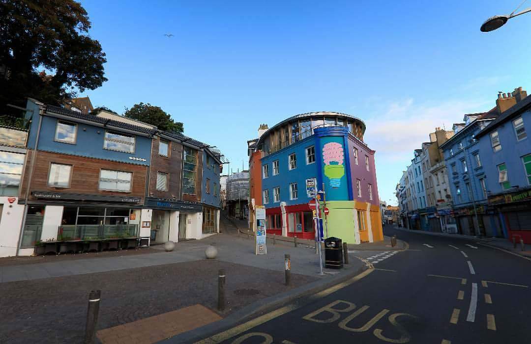Grabbed this capture of #Folkestone's #CreativeQuarter while photographing a project for <a href="/Martellobc/">Martello</a> #TontineStreet