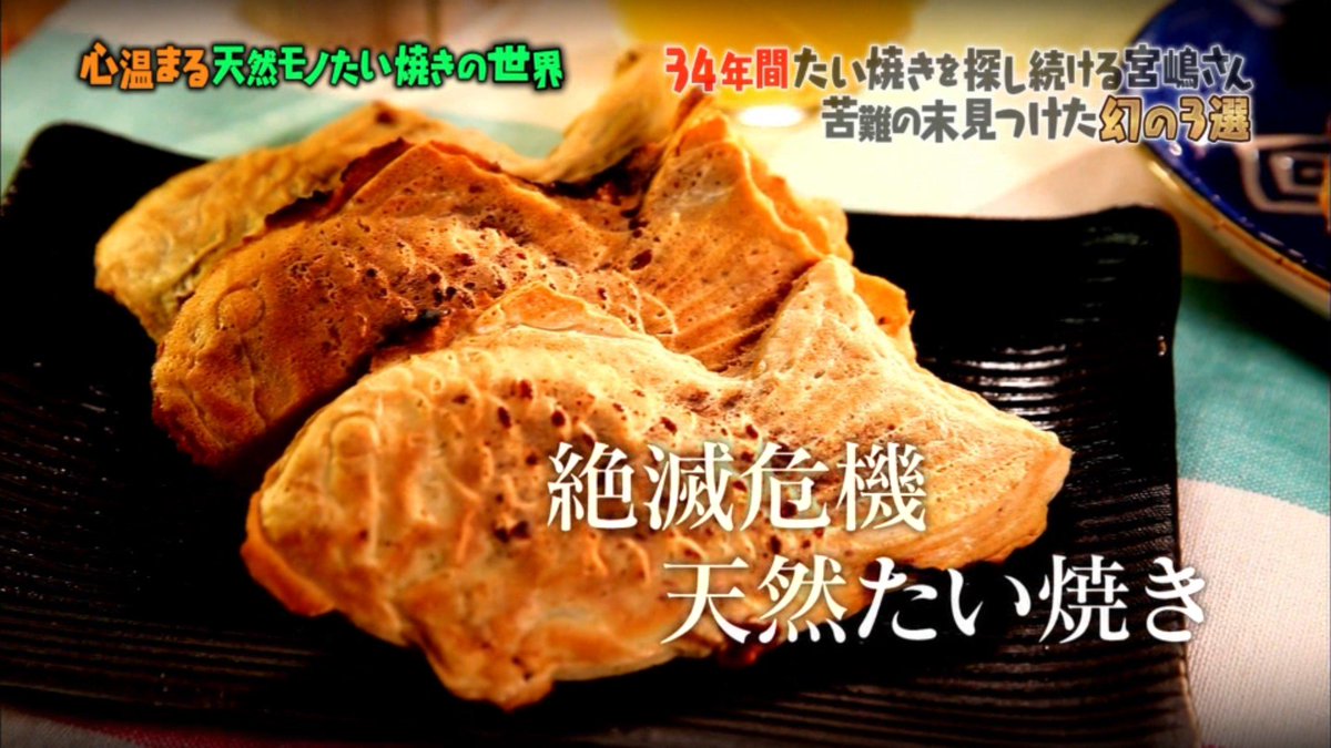 全国のたい焼きの魚拓を取り 年物のたい焼きの干物を保管するヤバい案内人 マツコの知らない世界 Togetter