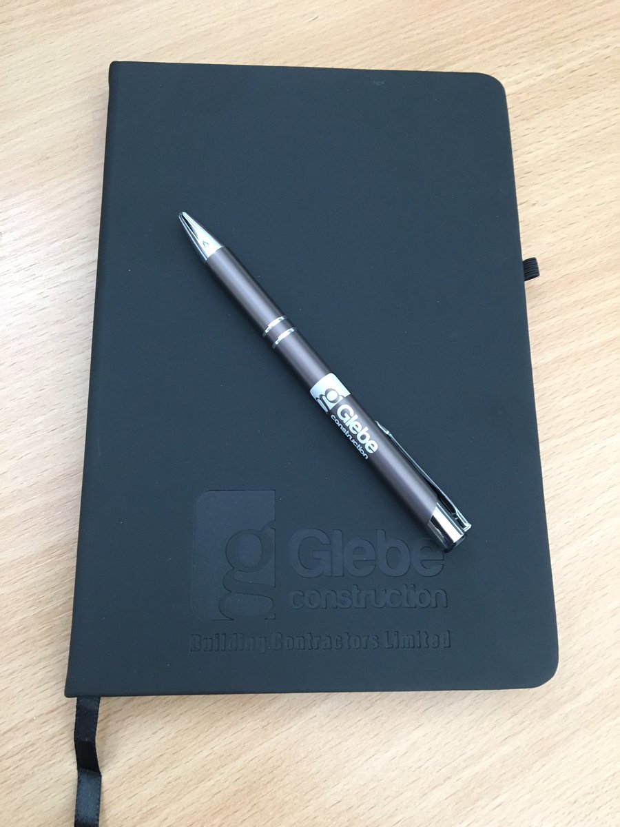 471_promotions's tweet photo. Another delivery in - quality Noir notebooks with pens for @GlebeConstruct from #team471 @SHB_RT @Sheffieldis #branding #Marketing https://t.co/fNbEDCNKaa