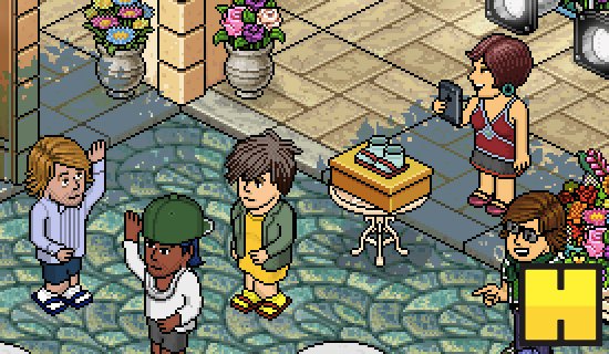 Habbo's tweet photo. We want to share the unbridled PASSION we have for the explosive fashion trend that is FLIPFLOPS AND SOCKS.
Read: https://t.co/SY6PYNfyfk 👀 https://t.co/SToIWkkSkD
