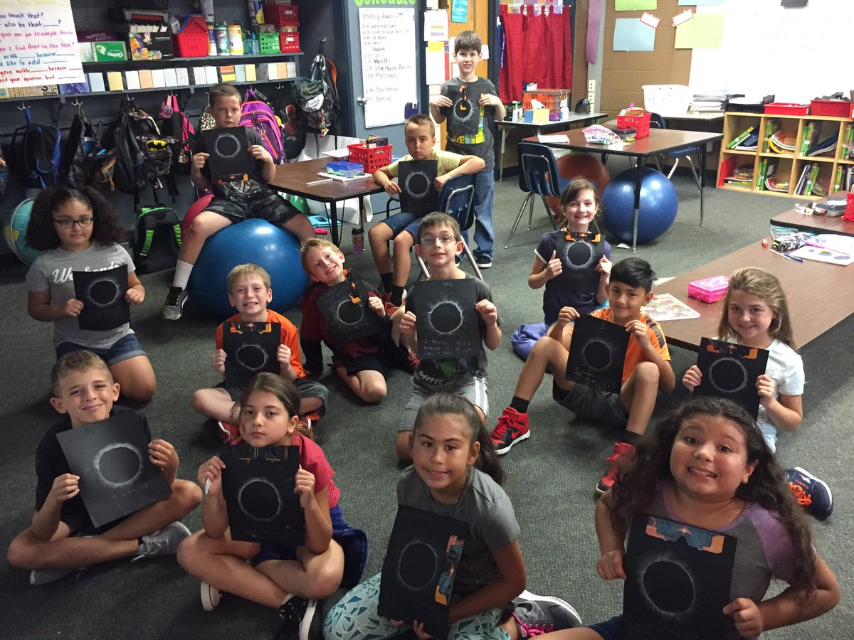 We loved seeing the solar eclipse yesterday! 🌞🌚 <a href="/theSMSD/">SM School District</a> <a href="/SFT512/">Kristal Leiker</a>