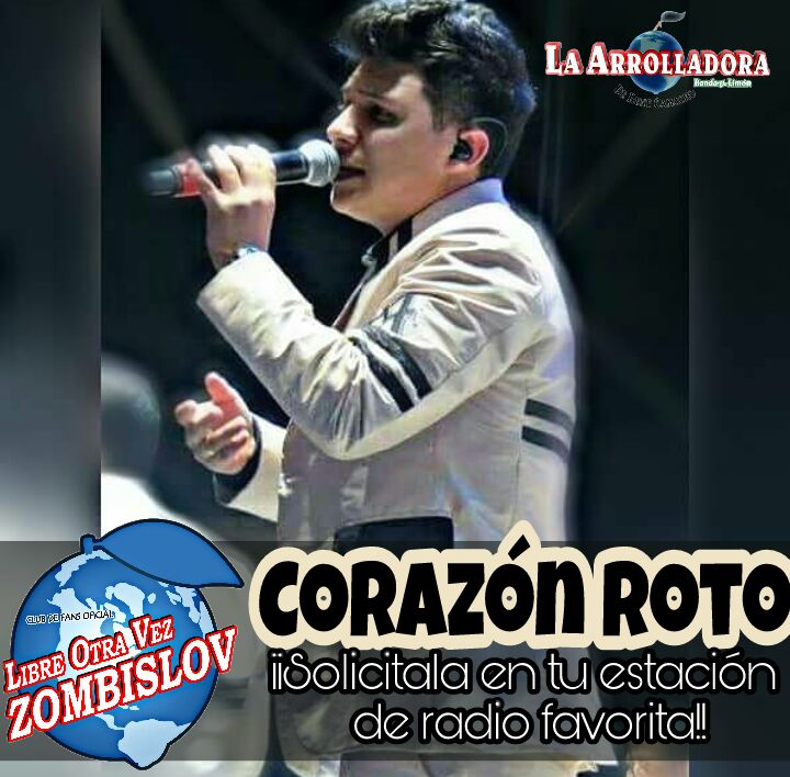 annie_Ramos26's tweet photo. SOLICITA en tu estación de Radio favorita el nuevo sencillo de La @Arrolladora 
"CORAZÓN ROTO" 💔
En Voz de @vincenelnino 
#ZombisLOV 🍋💚 https://t.co/8xgpYxYGln