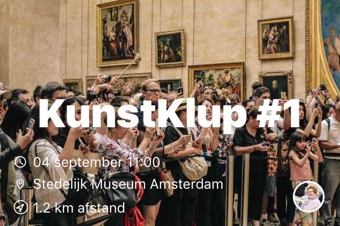 kluppen's tweet photo. Who is joining the KunstKlup? Elke maand een ander museum, elke maand nieuwe ontmoetingen! #Museum #ontmoeting #eenzaamheid #jointheklup https://t.co/IXQf8JzlRb