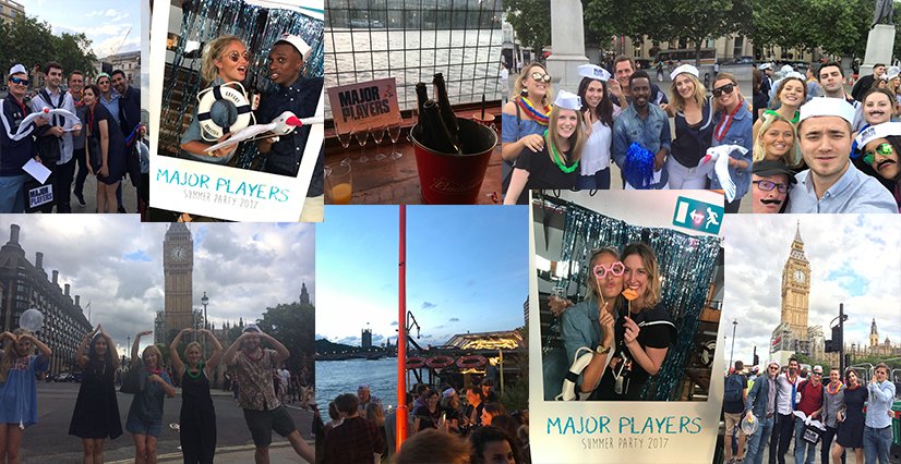 MajorPlayerJobs's tweet photo. Flashback to last week and the Major Players Summer Party 2017 https://t.co/Pd08Ytnqrd