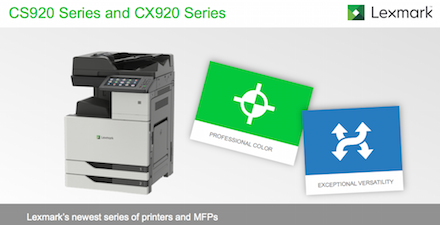 LexmarkNews's tweet photo. New Lexmark #A3 #printers and #SmartMFPs go beyond everything you expect in color printing and scanning: https://t.co/qFCwe5HptU https://t.co/YFMdlIwYEX