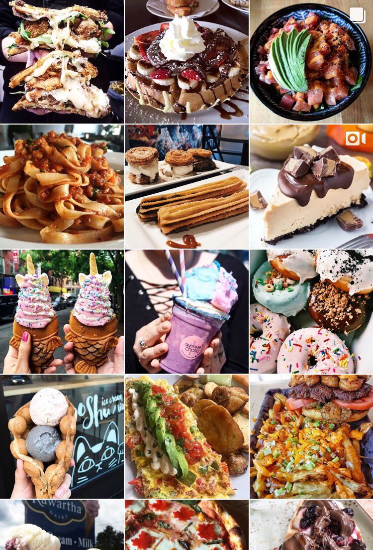 Follow Us for the Most Decadent Food Feed !
