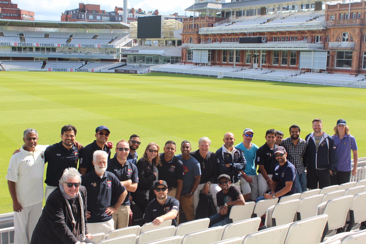 ameetkotian's tweet photo. Perfect start of the 2017 UK cricket tour with a tour of Lords - Home of Cricket cc @MarinCricket @birdswithbats @lords https://t.co/sLuzGPuYK9