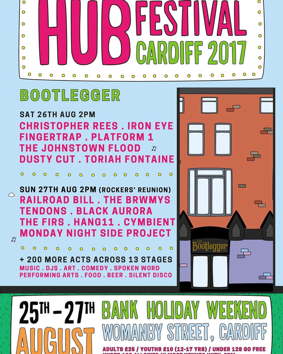 This Sunday we hit up <a href="/HUBFestCardiff/">HUB Festival Cardiff</a> at bootlegger! This festival always goes off the hook so grab your tickets while you can! 
#Hang11