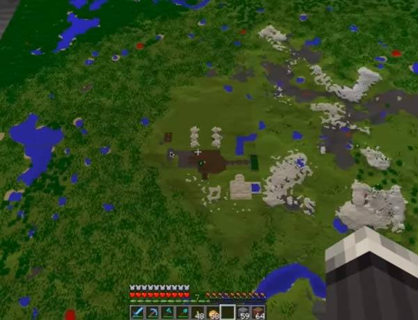 PATG_AF's tweet photo. Nick finally memorized the route to Andrew's house, after he drew of map of it in Minecraft. https://t.co/G3AZLAFUqs