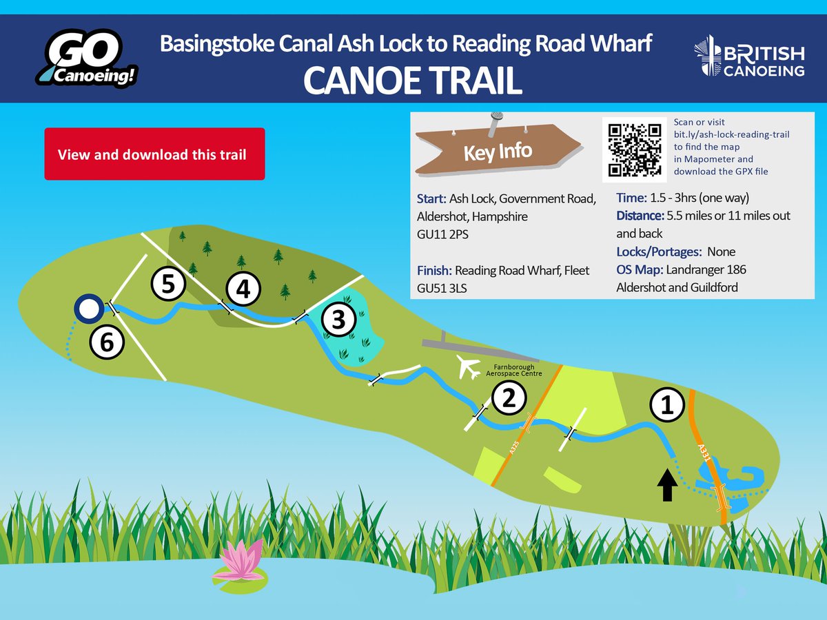 #TravelTuesday 📍💦

Try the Basingstoke Canal trail this #bankholiday

5.5 miles of pure bliss

➡️ ow.ly/JiXO30eAiw4