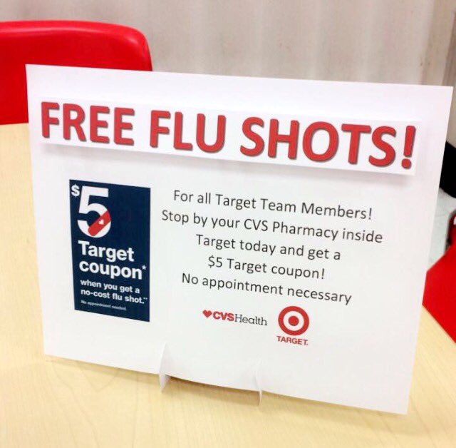 how much are flu shots at target