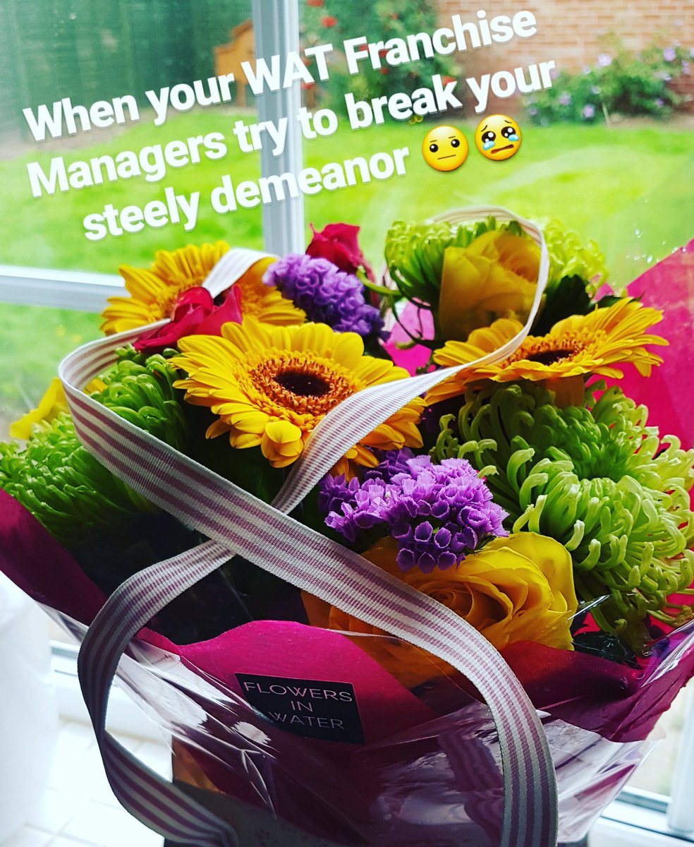WildAboutTan's tweet image. When team work really does make the dream work. Massive thanks to the WAT Franchise Managers 😚 #totallynotcrying #flowers #winningatlife