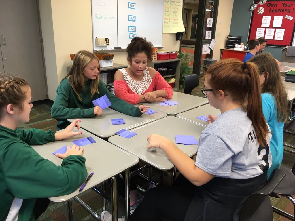 ExplorersCMS's tweet photo. Reviewing integers while playing Integer War! https://t.co/Ikkfg0IwVK