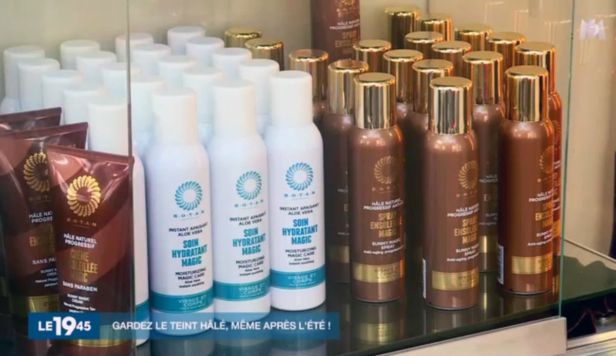 BotanCosmetics's tweet photo. Prolongez l'été avec B·O·T·A·N dans le 19.45 de M6 ! #bronzagesansuv #MardiConseil #tanning #selftan #hydratation #bronzertoutelannee https://t.co/WzOVAPQ9Ao
